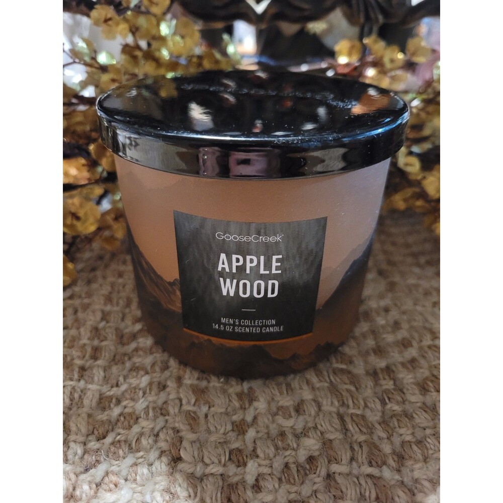 Goose Creek Applewood Men's Collection 3-wick Candle